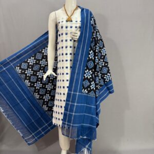 Double Ikkat telia rumal dress materials, Pochampally Ikkat suits, telia rumal suits, Pochampally Ikkat handloom telia rumal salwar suits.