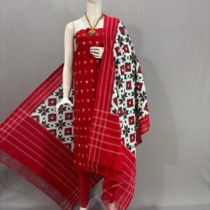 Double Ikkat telia rumal dress materials, Pochampally Ikkat suits, telia rumal suits, Pochampally Ikkat handloom telia rumal salwar suits.