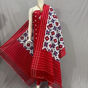 Double Ikkat telia rumal dress materials, Pochampally Ikkat suits, telia rumal suits, Pochampally Ikkat handloom telia rumal salwar suits.