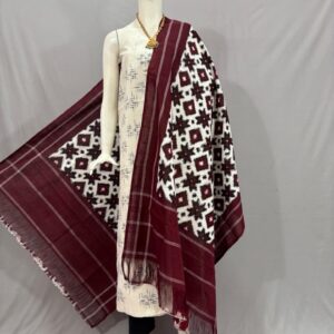 Double Ikkat telia rumal dress materials, Pochampally Ikkat suits, telia rumal suits, Pochampally Ikkat handloom telia rumal salwar suits.