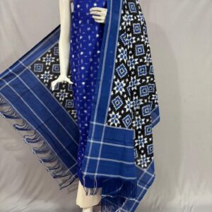 Double Ikkat telia rumal dress materials, Pochampally Ikkat suits, telia rumal suits, Pochampally Ikkat handloom telia rumal salwar suits.