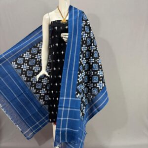 Double Ikkat telia rumal dress materials, Pochampally Ikkat suits, telia rumal suits, Pochampally Ikkat handloom telia rumal salwar suits.