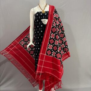 Double Ikkat telia rumal dress materials, Pochampally Ikkat suits, telia rumal suits, Pochampally Ikkat handloom telia rumal salwar suits.