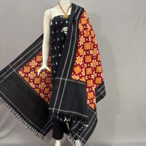 Double Ikkat telia rumal dress materials, Pochampally Ikkat suits, telia rumal suits, Pochampally Ikkat handloom telia rumal salwar suits.
