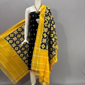 Double Ikkat telia rumal dress materials, Pochampally Ikkat suits, telia rumal suits, Pochampally Ikkat handloom telia rumal salwar suits.