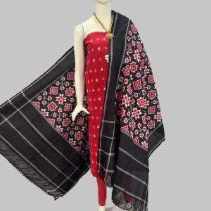 Double Ikkat telia rumal dress materials, Pochampally Ikkat suits, telia rumal suits, Pochampally Ikkat handloom telia rumal salwar suits.