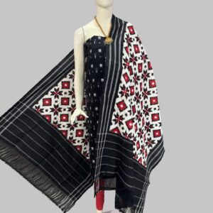 Double Ikkat telia rumal dress materials, Pochampally Ikkat suits, telia rumal suits, Pochampally Ikkat handloom telia rumal salwar suits.