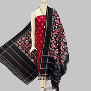 Double Ikkat telia rumal dress materials, Pochampally Ikkat suits, telia rumal suits, Pochampally Ikkat handloom telia rumal salwar suits.