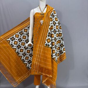 Double Ikkat telia rumal dress materials, Pochampally Ikkat suits, telia rumal suits, Pochampally Ikkat handloom telia rumal salwar suits.