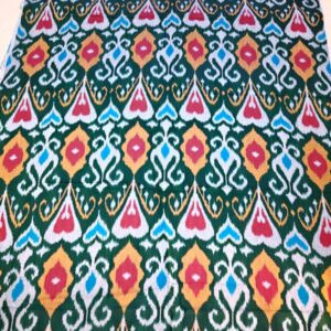 Uzbek ikkat cotton fabrics, Uzbekistan Ikkat fabrics