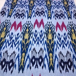 Uzbek ikkat cotton fabrics, Uzbekistan Ikkat fabrics