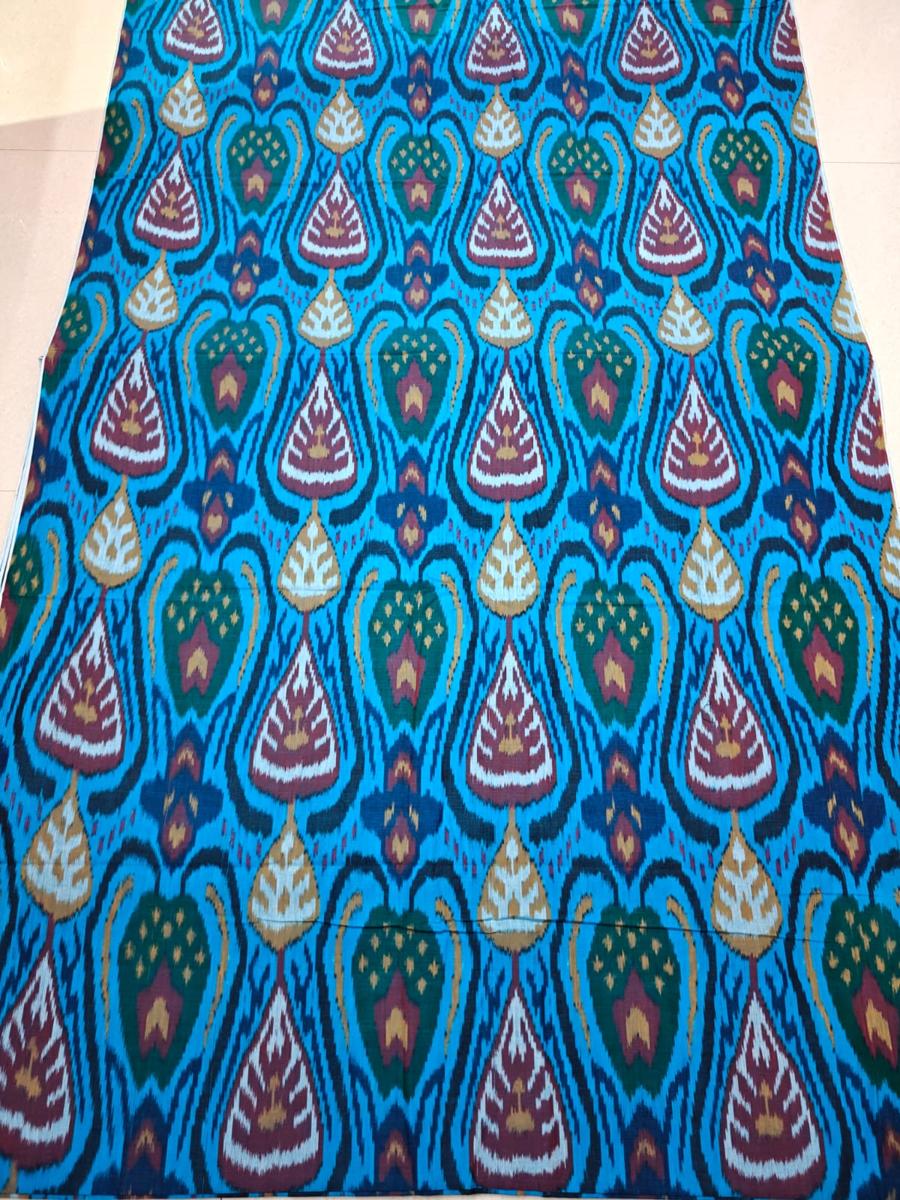 Uzbek ikkat cotton fabrics, Uzbekistan Ikkat fabrics