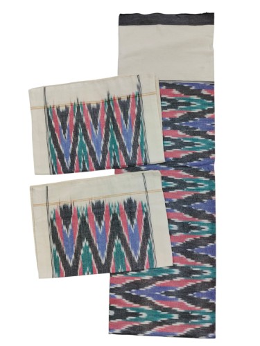 Ikkat Double Cot Bedsheets
