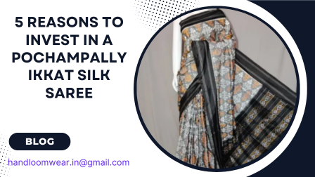 Pochampally Ikkat Silk Saree