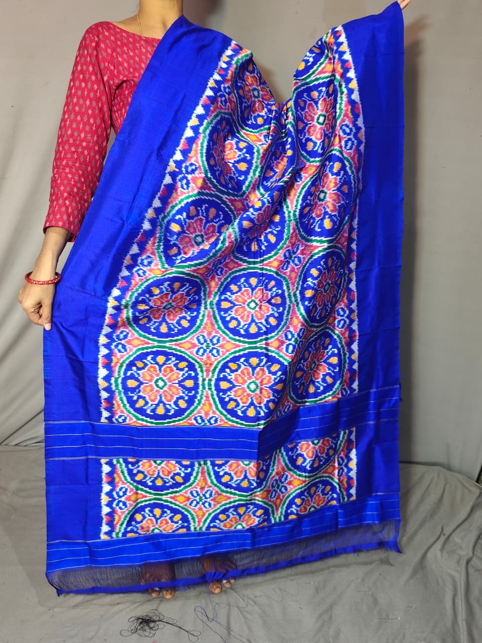 Pochampally Ikkat Silk Dupattas