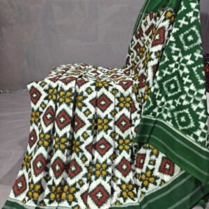 Ikkat Telia Rumal Sarees