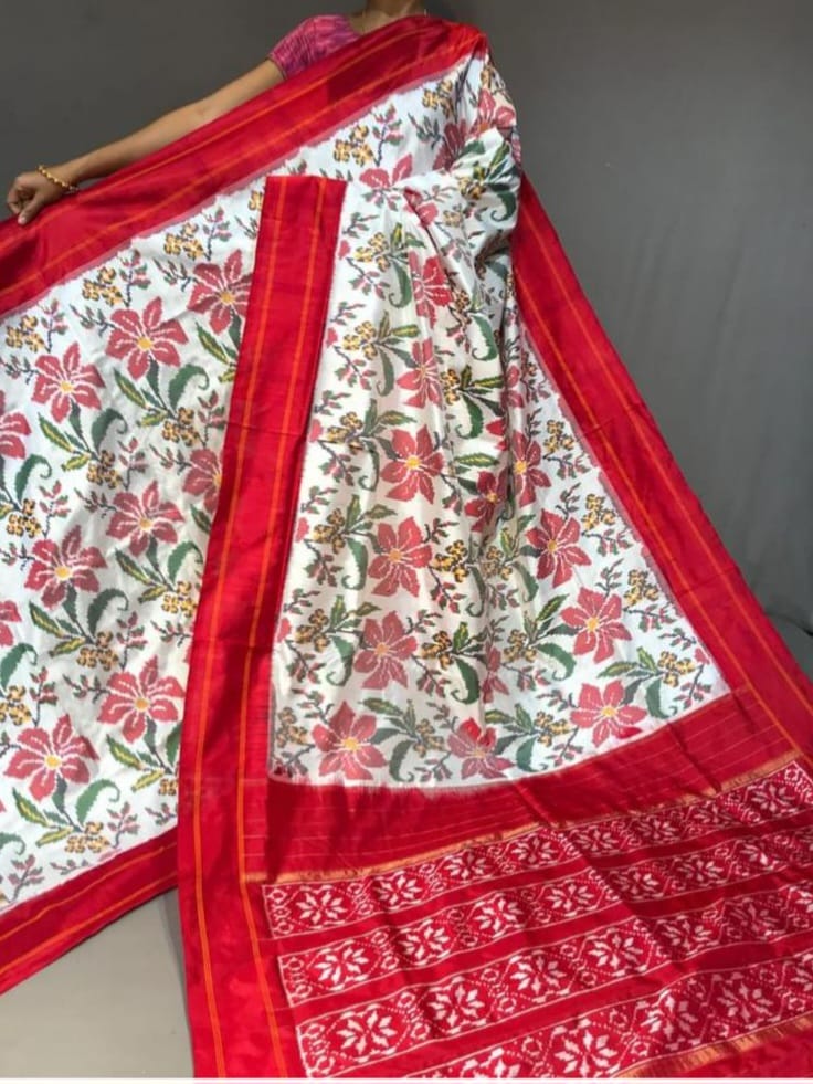 Pochampally Ikkat Silk Sarees Under 14000