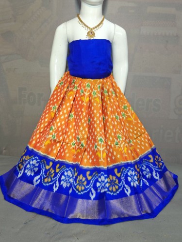 Ikkat Silk Lehengas - SMALL SIZE