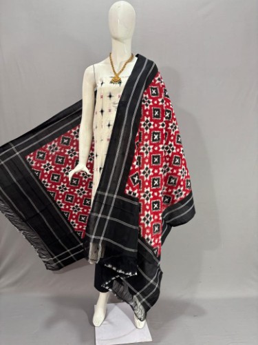 Ikkat Telia Rumal Dress Materials